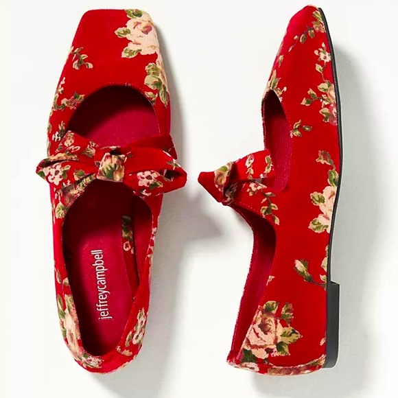 Anthropologie Shoes - Jeffrey Campbell Amit Mary Jane Flats 8.5
